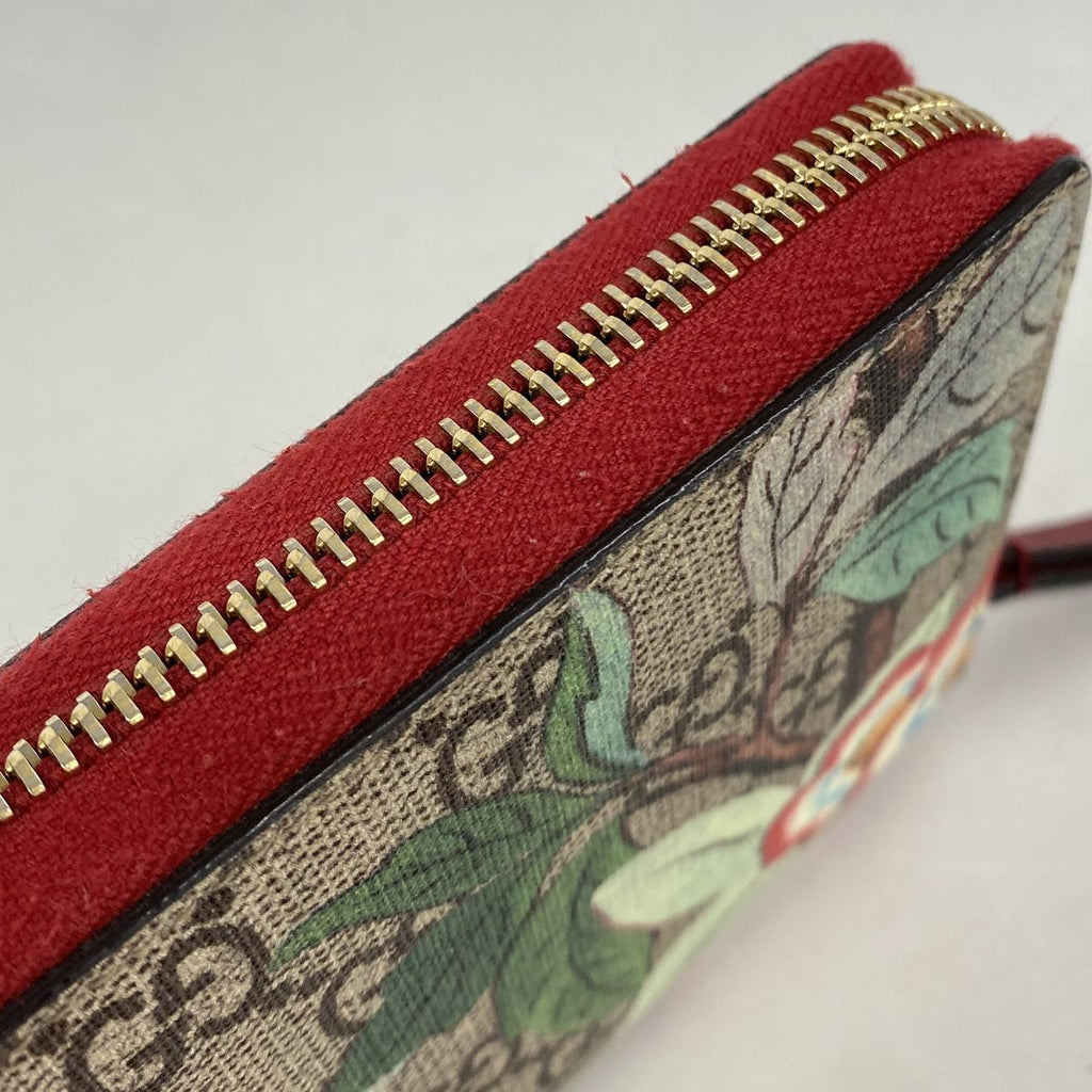 Gucci Wallet GG Supreme Brown Multicolor Gold — view 5
