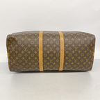 Louis Vuitton Boston Bag Monogram Keepall Bandouliere 55 Brown — view 3