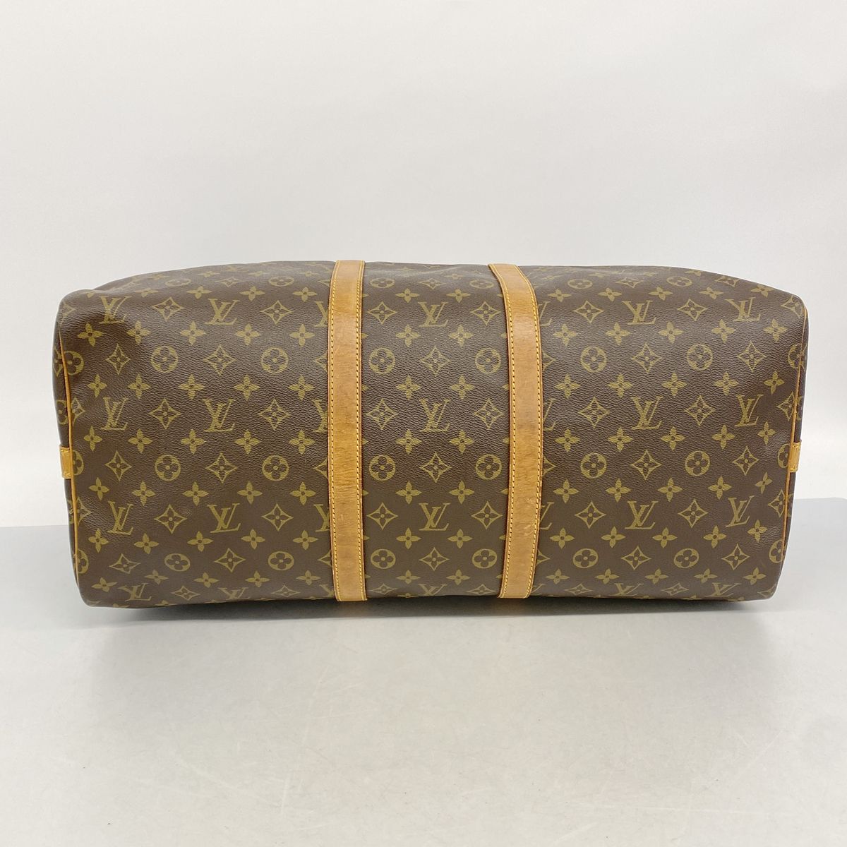 Louis Vuitton Boston Bag Monogram Keepall Bandouliere 55 Brown — view 3