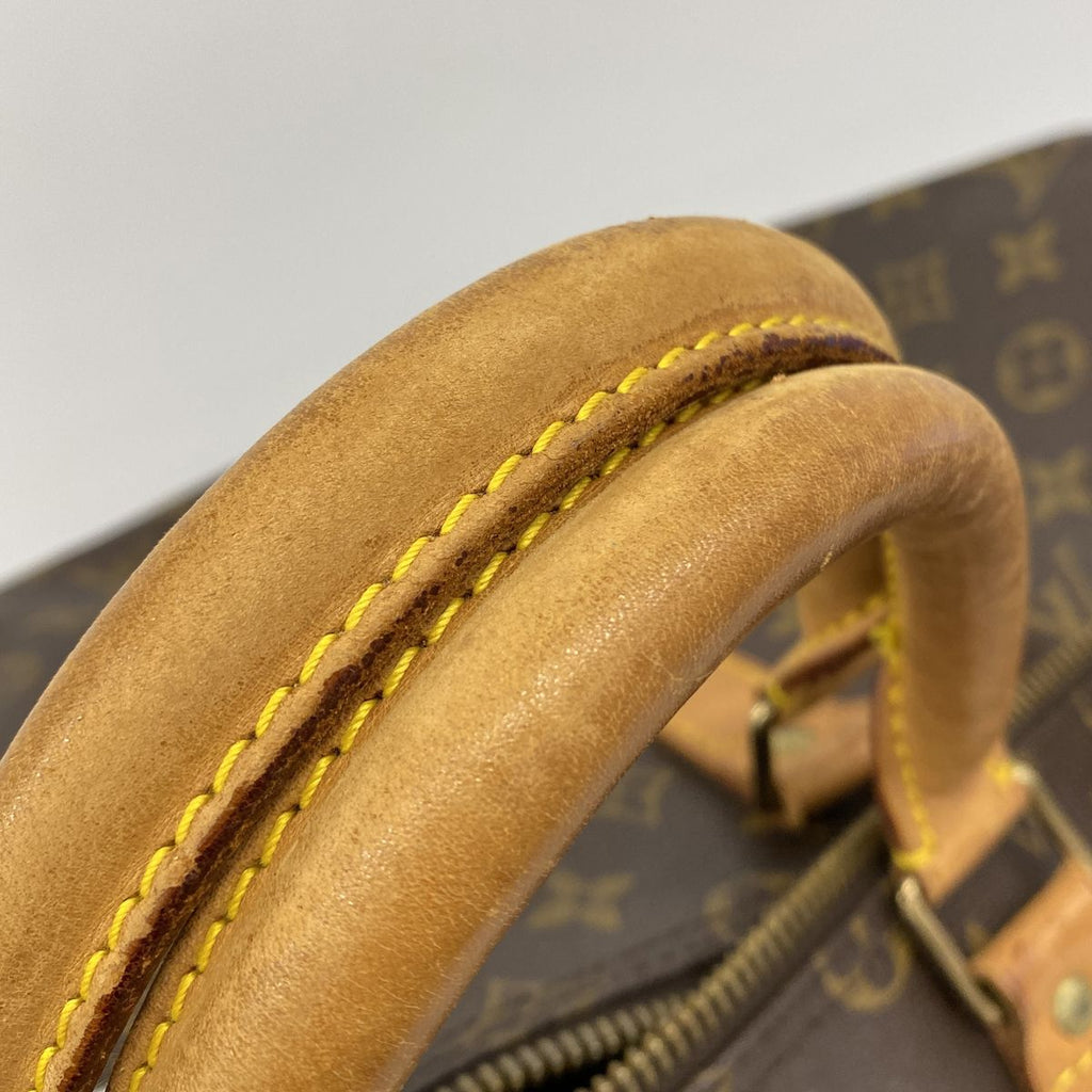 Louis Vuitton Boston Bag Monogram Keepall Bandouliere 55 Brown — view 8