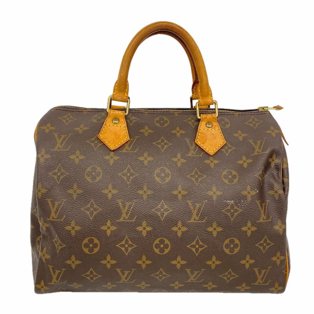 Louis Vuitton Handbag Monogram Speedy 30 Brown