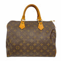 Louis Vuitton Handbag Monogram Speedy 30 Brown