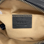 Gucci Waist Bag GG Marmont Leather Black Gold — view 5