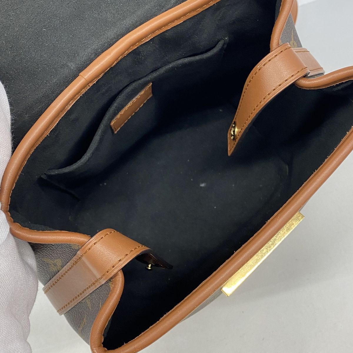 Louis Vuitton Backpack Monogram Reverse Dauphine Brown — view 4