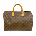 Louis Vuitton Handbag Monogram Speedy 35 Brown