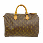 Louis Vuitton Handbag Monogram Speedy 35 Brown