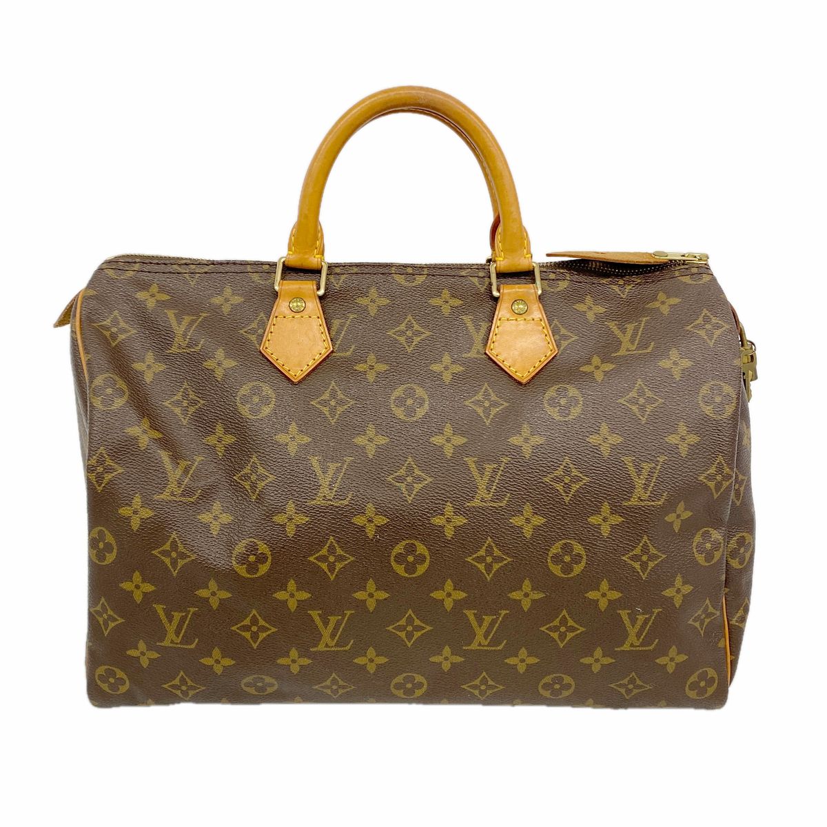 Louis Vuitton Handbag Monogram Speedy 35 Brown