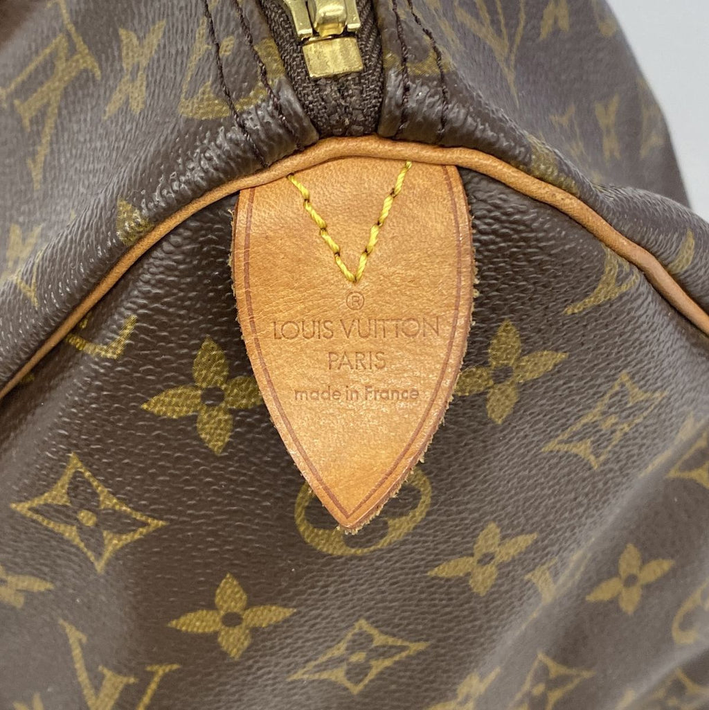 Louis Vuitton Handbag Monogram Speedy 35 Brown — view 5
