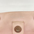 Dior Handbag Lady Diorissimo Leather Pink Gray Silver — view 5