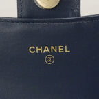 Chanel Waist Bag Quilted Denim Blue Champagne Gold — view 5