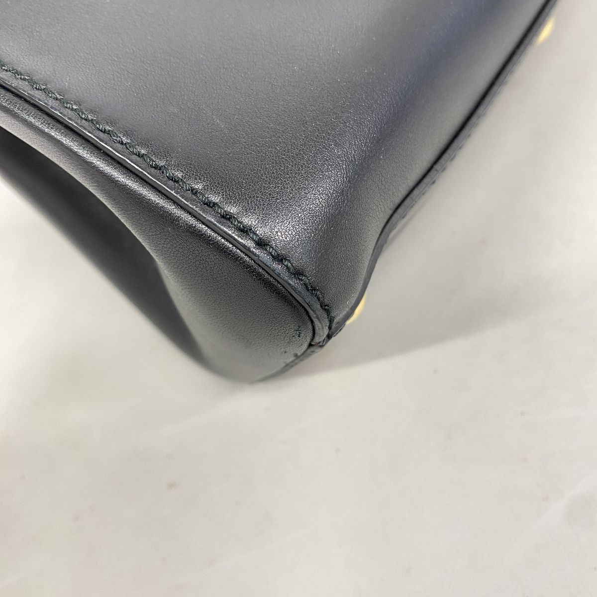 Gucci Handbag Sylvie Leather Black Gold 2-Way Bag — view 6