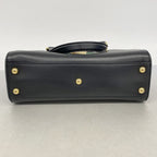 Gucci Handbag Sylvie Leather Black Gold 2-Way Bag — view 3