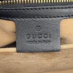 Gucci Handbag Sylvie Leather Black Gold 2-Way Bag — view 5