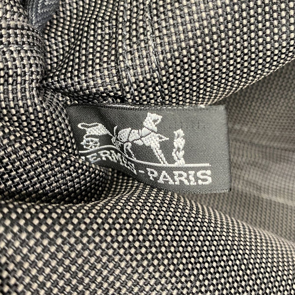 Hermes Tote Bag Herline PM Nylon Gray Silver — view 5