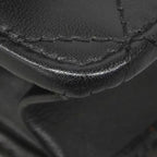 Chanel Wallet on Chain Cambon Lambskin Black Silver Shoulder Bag — view 6