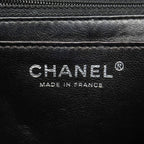 Chanel Shoulder Bag Maxi Quilted Caviar Leather Black Silver — view 5