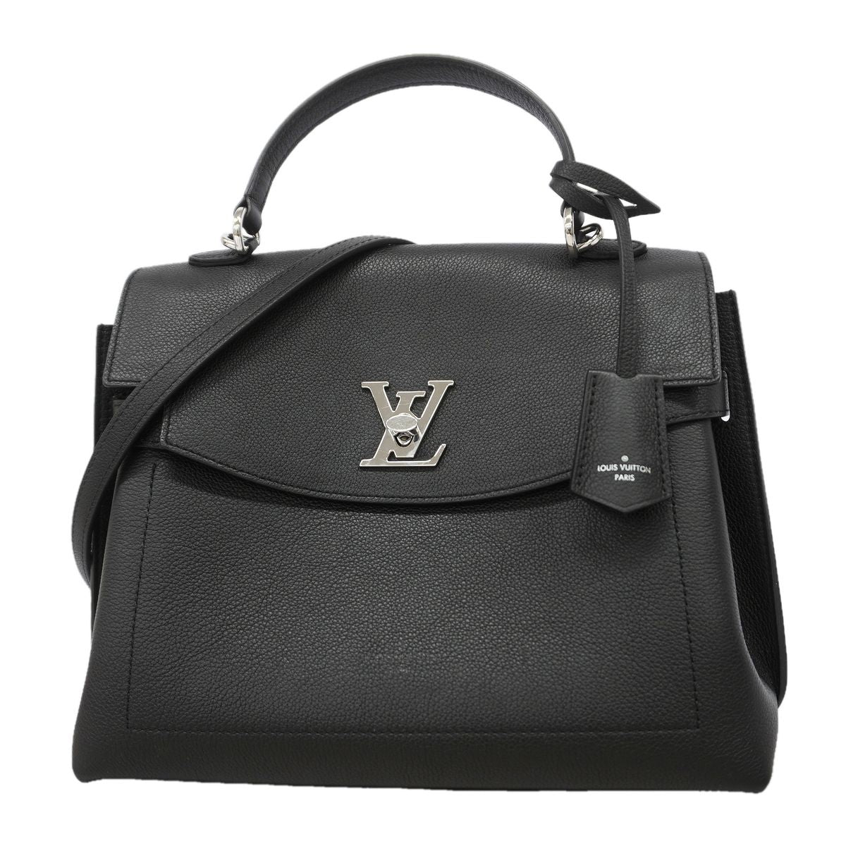 Louis Vuitton Handbag Lockme Ever MM Noir 2-Way Bag