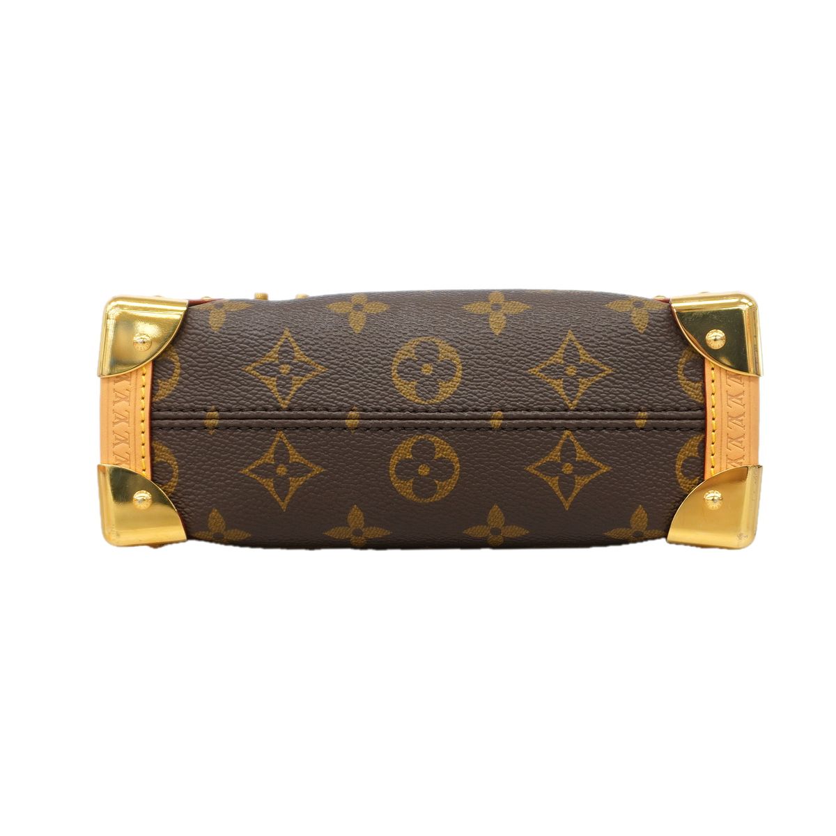 Louis Vuitton Handbag Monogram Side Trunk PM Brown 2-Way Bag — view 3
