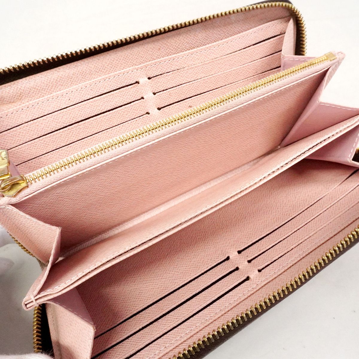 Louis Vuitton Wallet Monogram Zippy Rose Ballerine — view 3