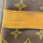 Louis Vuitton Boston Bag Monogram Keepall Bandouliere 55 Brown — view 5