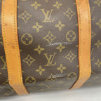 Louis Vuitton Boston Bag Monogram Keepall Bandouliere 55 Brown — view 8