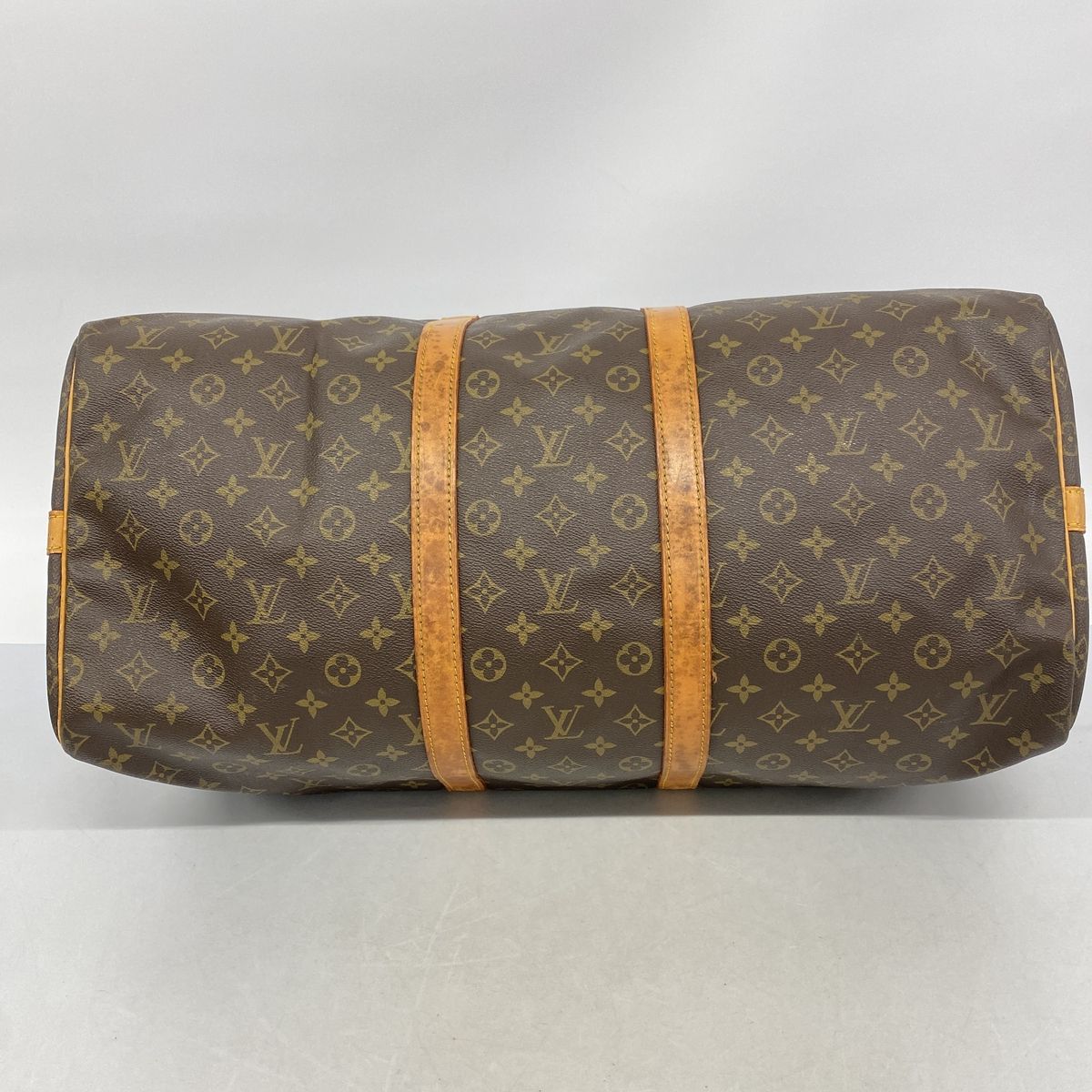 Louis Vuitton Boston Bag Monogram Keepall Bandouliere 55 Brown — view 3