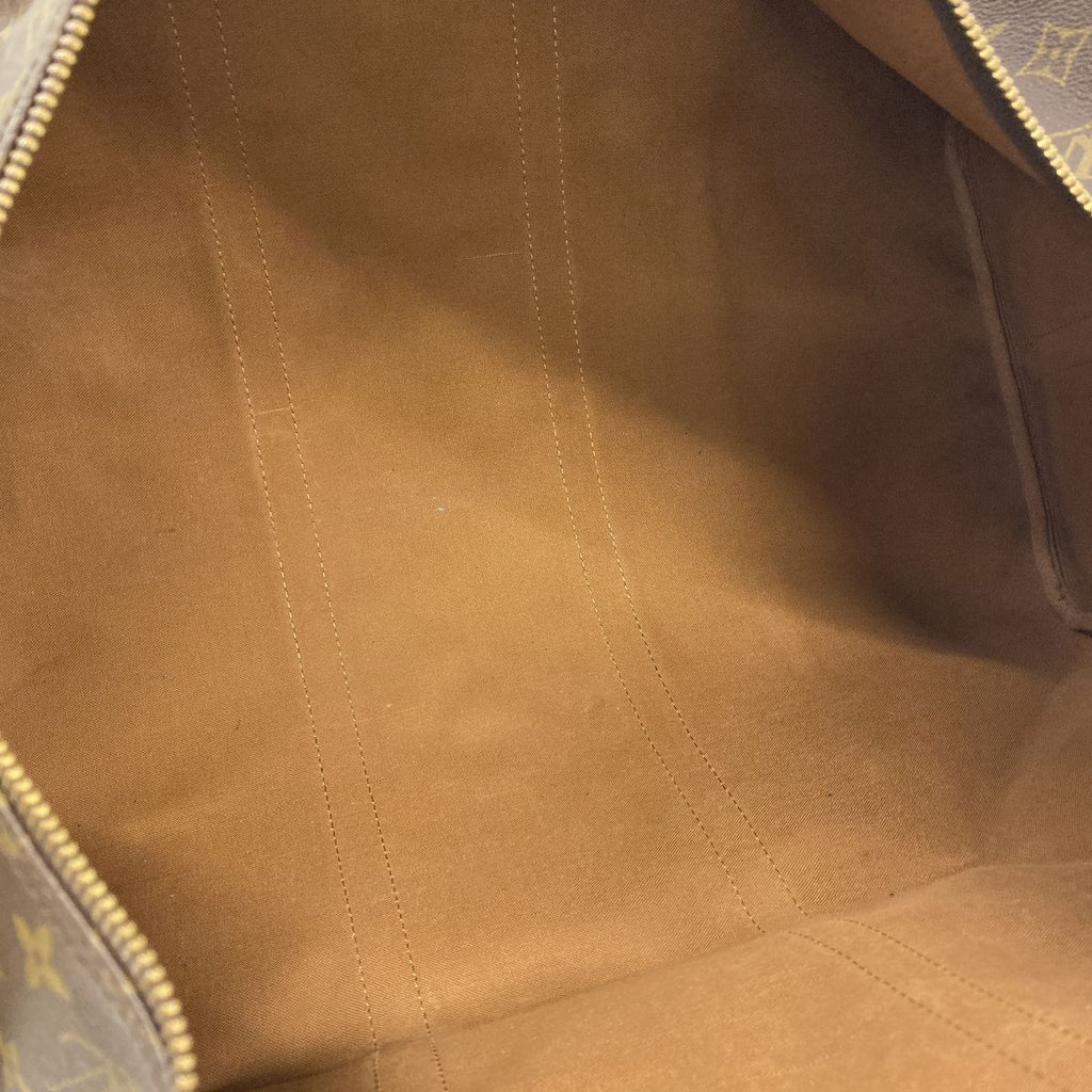 Louis Vuitton Boston Bag Monogram Keepall Bandouliere 55 Brown — view 4