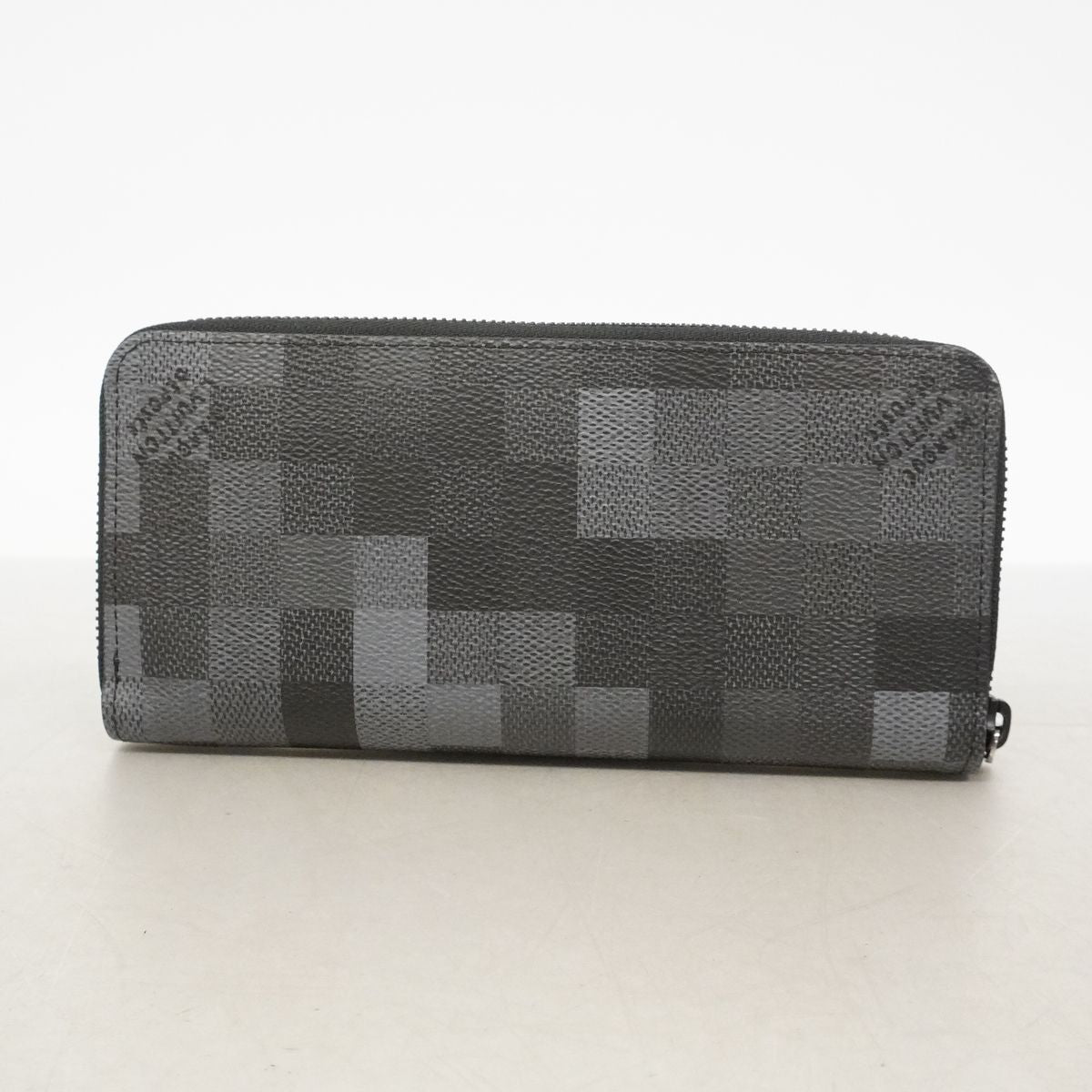 Louis Vuitton Wallet Damoflage Zippy Horizontal Black — view 6