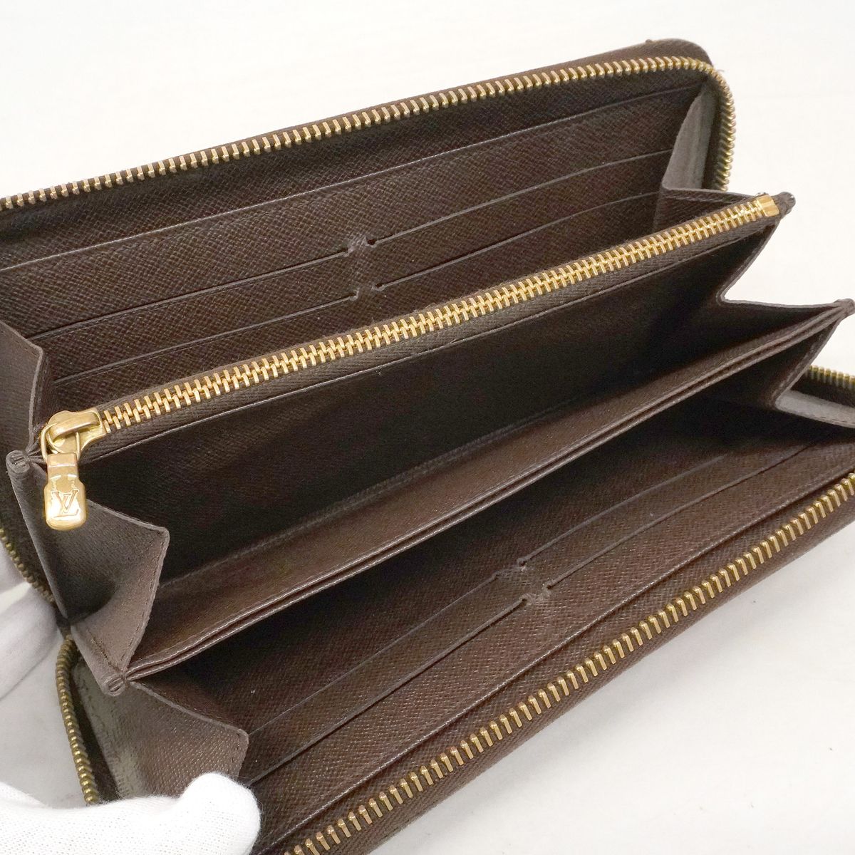 Louis Vuitton Wallet Damier Zippy Ebene — view 3