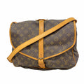 Louis Vuitton Shoulder Bag Monogram Saumur 35 Brown