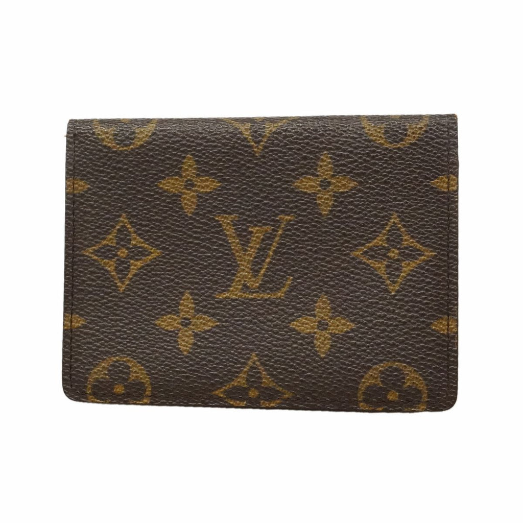 Louis Vuitton Card Case Monogram Porte 2 Cartes Vertical Brown