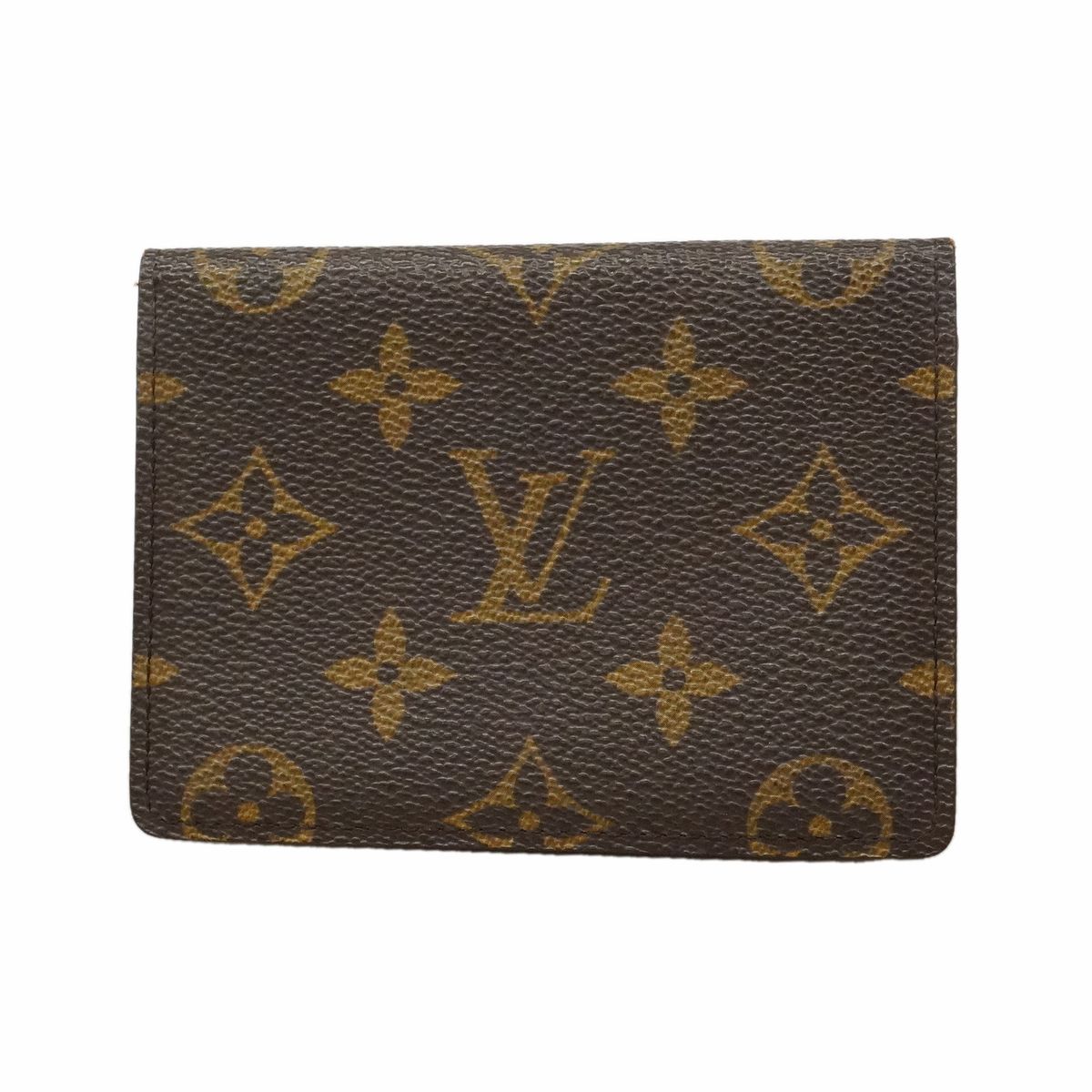Louis Vuitton Card Case Monogram Porte 2 Cartes Vertical Brown