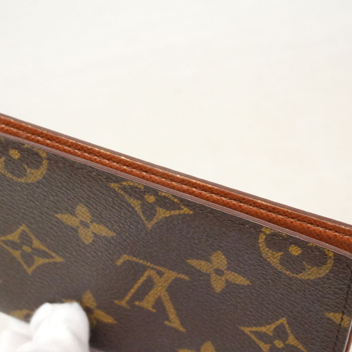 Louis Vuitton Card Case Monogram Porte 2 Cartes Vertical Brown — view 7