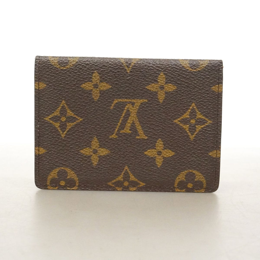 Louis Vuitton Card Case Monogram Porte 2 Cartes Vertical Brown — view 8