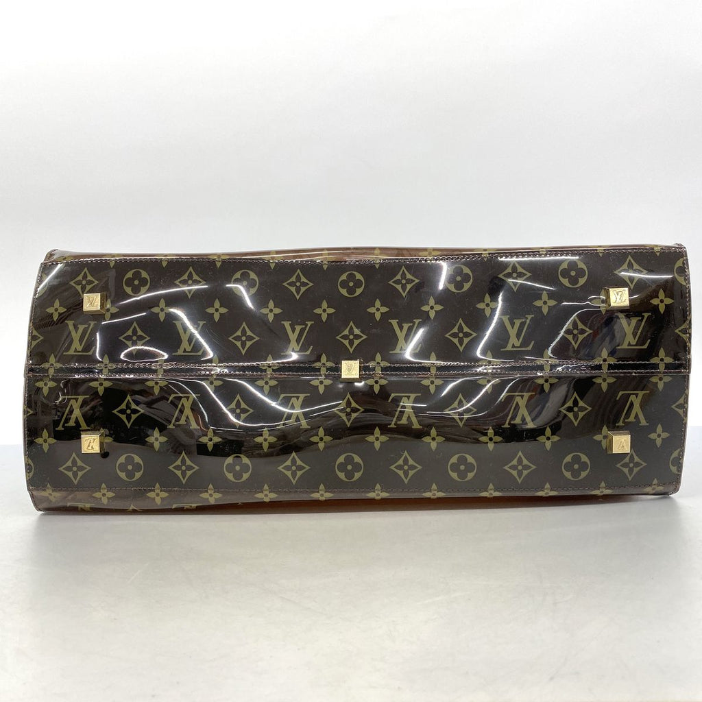 Louis Vuitton Tote Bag Monogram Vinyl Cabas Cruise Brown — view 3
