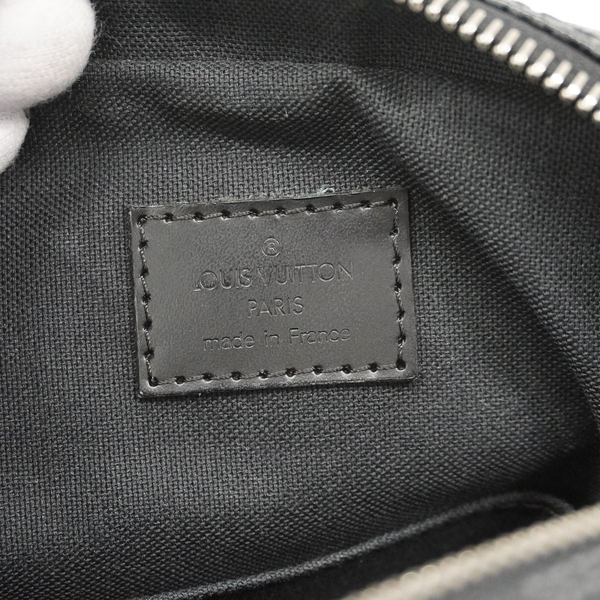 Louis Vuitton Shoulder Bag Damier Graphite Rem Black Gray — view 5