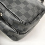 Louis Vuitton Shoulder Bag Damier Graphite Rem Black Gray — view 6