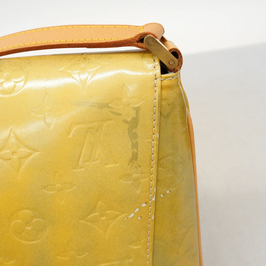 Louis Vuitton Shoulder Bag Vernis Thompson Street Gray — view 7