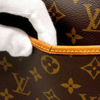 Louis Vuitton Handbag Monogram Deauville Brown — view 6