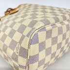 Louis Vuitton Tote Bag Damier Azur Neverfull PM White — view 8