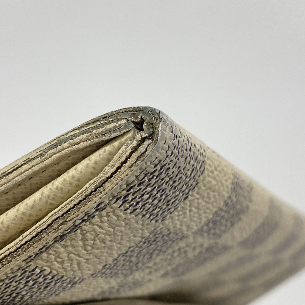 Louis Vuitton Wallet Damier Azur Portefeuille Sarah White — view 8