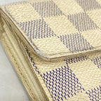 Louis Vuitton Wallet Damier Azur Portefeuille Sarah White — view 7