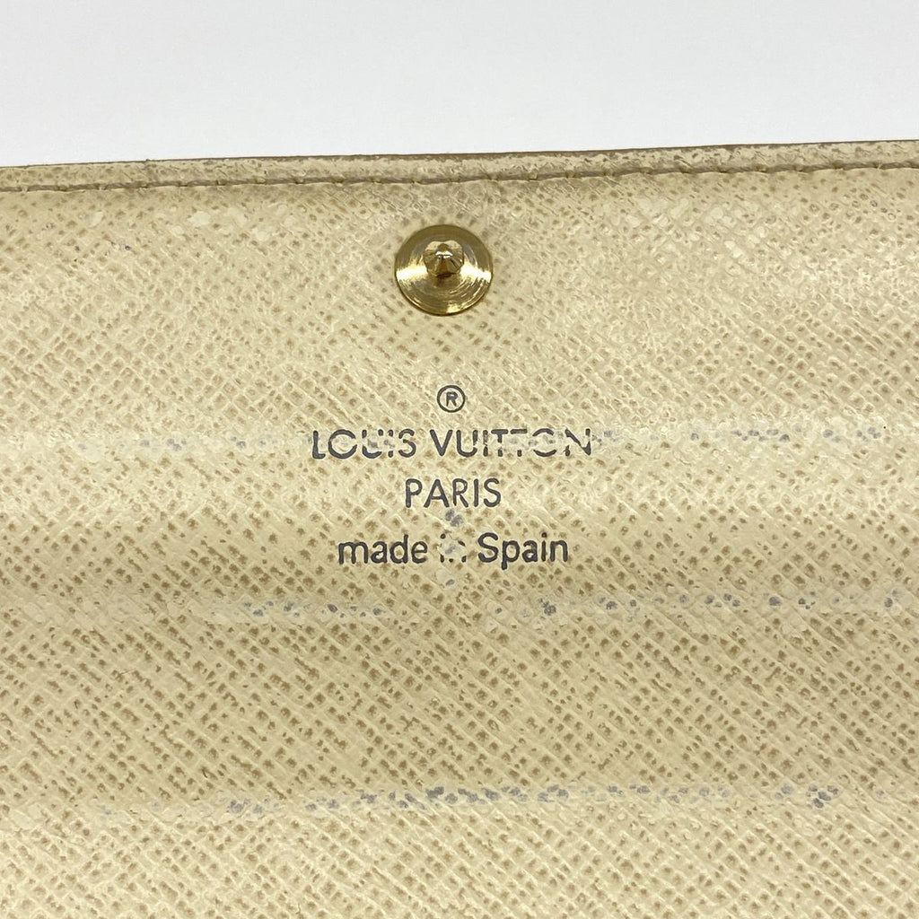 Louis Vuitton Wallet Damier Azur Portefeuille Sarah White — view 4