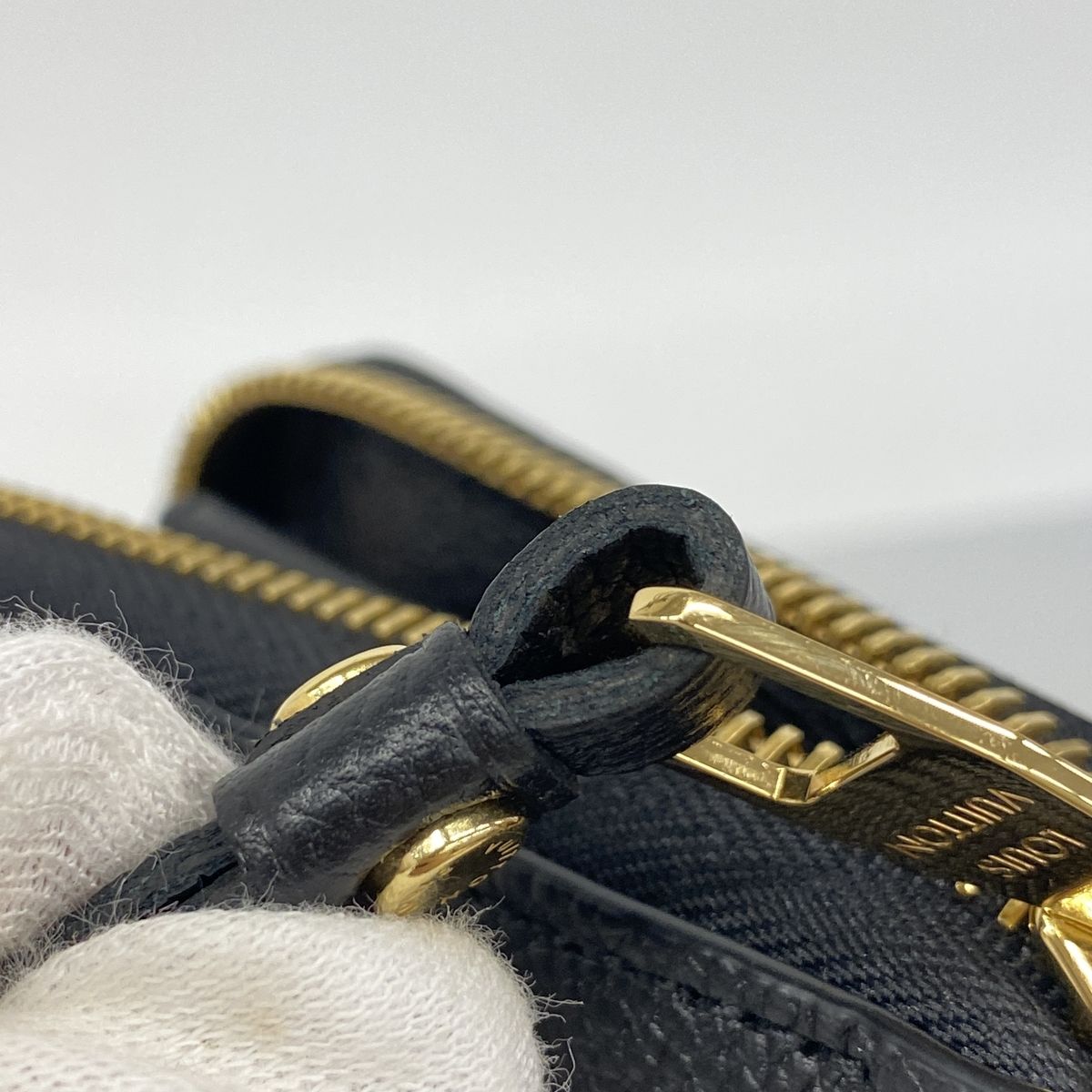 Louis Vuitton Wallet Monogram Empreinte Zippy Noir — view 6
