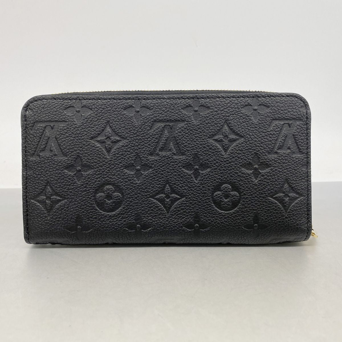 Louis Vuitton Wallet Monogram Empreinte Zippy Noir — view 7
