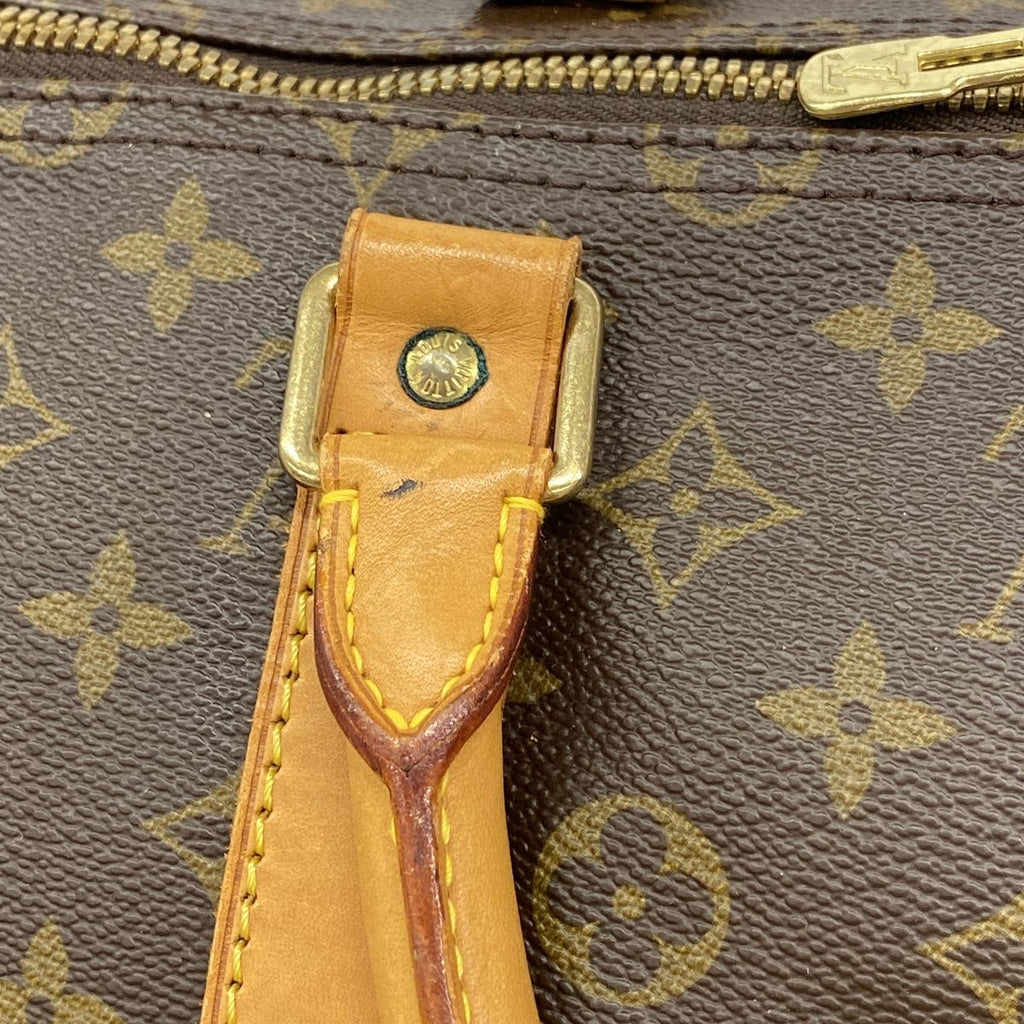 Louis Vuitton Boston Bag Monogram Keepall 55 Brown — view 8