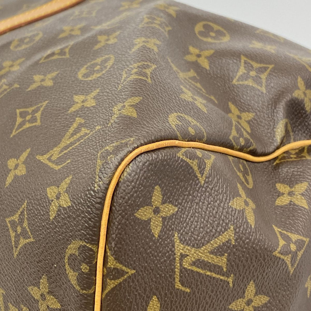 Louis Vuitton Boston Bag Monogram Keepall 55 Brown — view 6