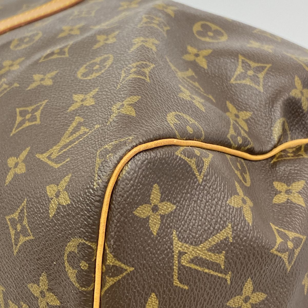 Louis Vuitton Boston Bag Monogram Keepall 55 Brown — view 6