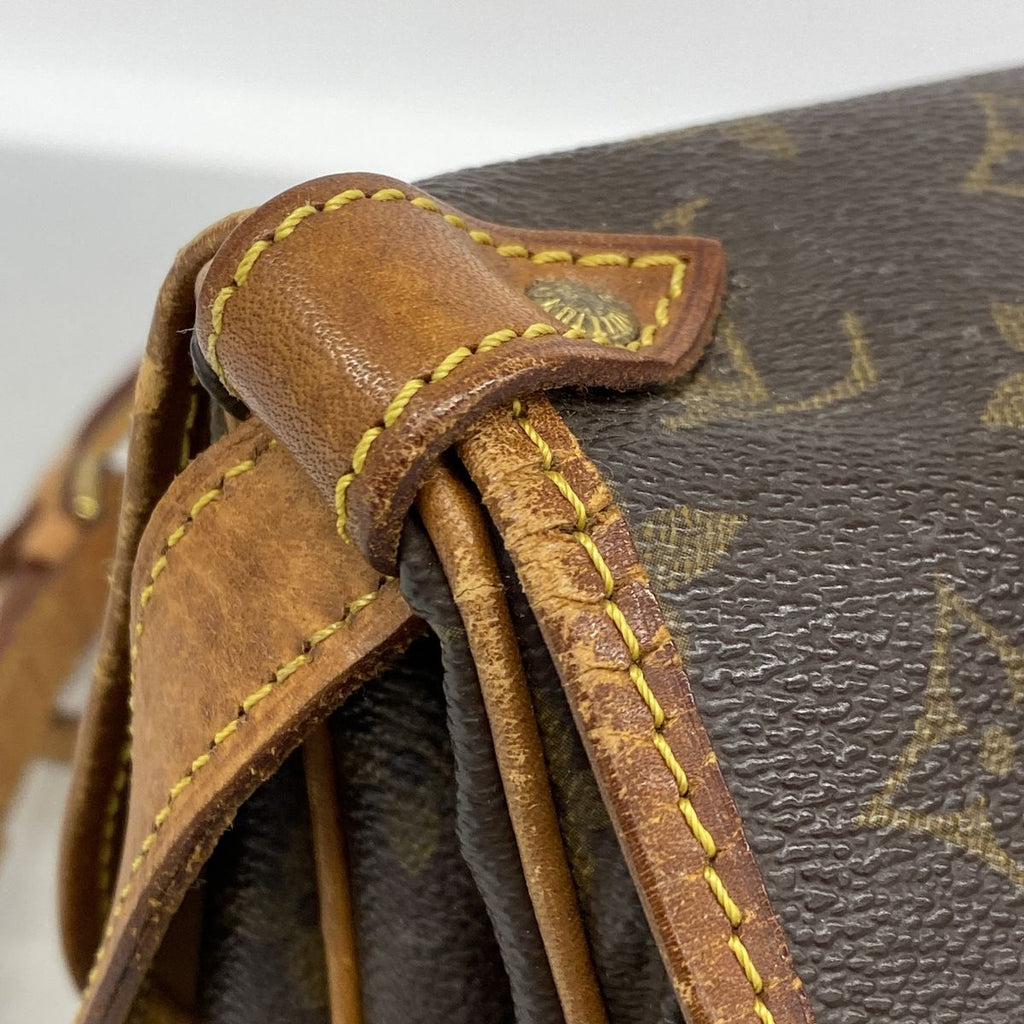 Louis Vuitton Shoulder Bag Monogram Saumur 30 Brown — view 6