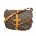 Louis Vuitton Shoulder Bag Monogram Saumur 30 Brown